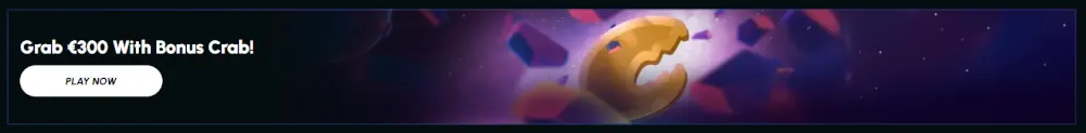Bannière promotionnelle Slotexo Bonus Crab avec une offre de récompense de 100 €